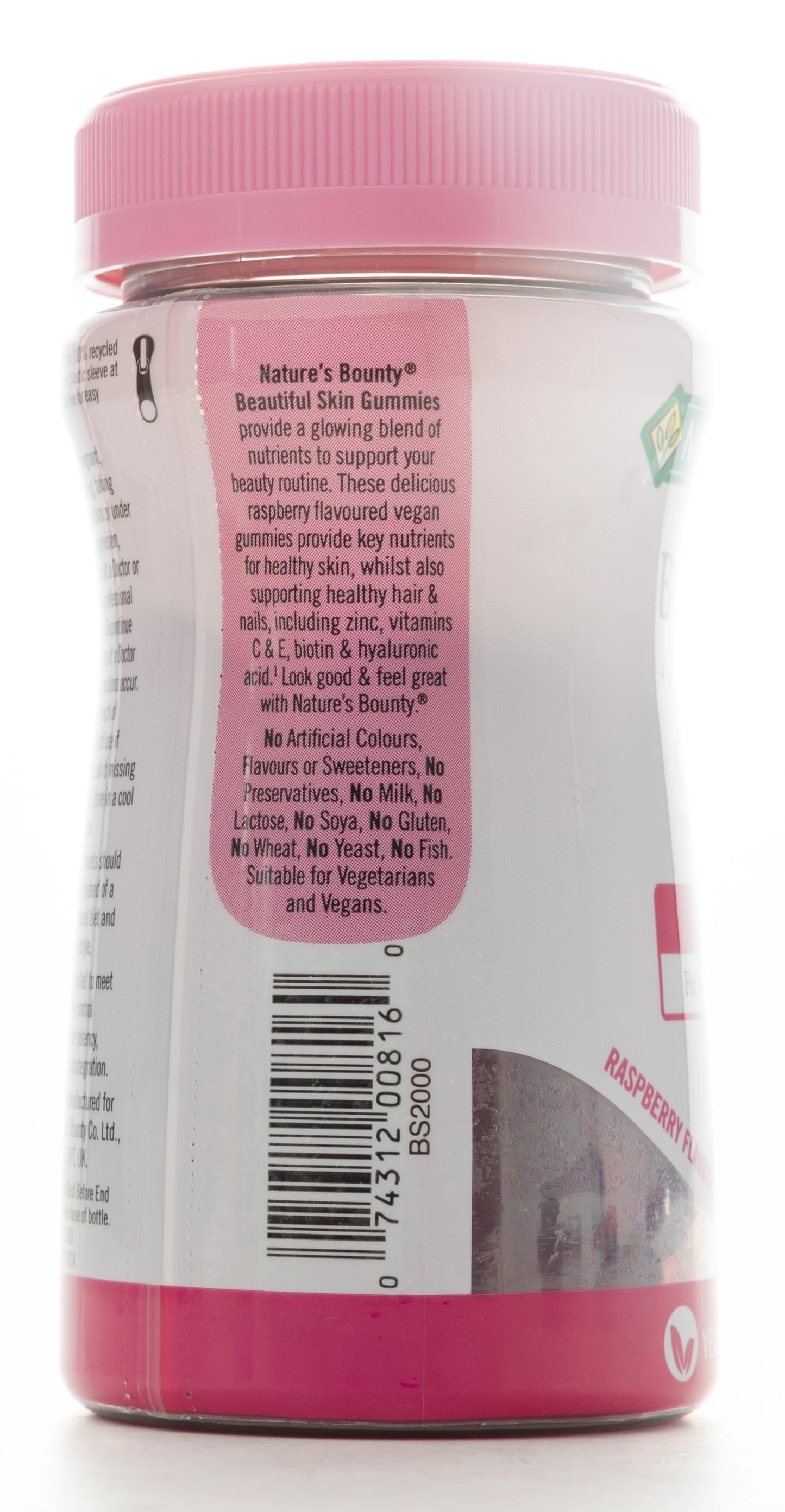 Nature's Bounty Beautiful Skin with Hyaluronic Acid 60 Gummies