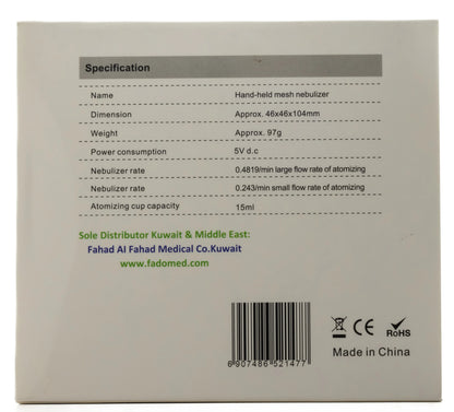 Fadomed Portable Mesh Nebulizer [P-Un03]
