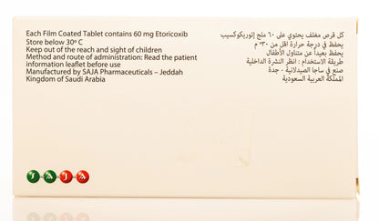 Etoxa 60Mg 30 Tablets