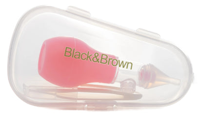 Black & Brown Baby Nasal Aspirator
