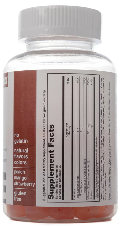 TRQ  Adult Gummy Vitamin-D3 60 Gummies