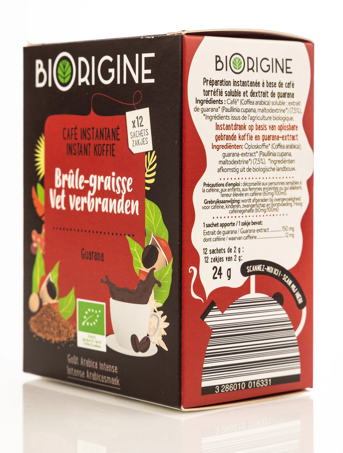 Biorigine Guarana Coffee [Brule-Graisse] 12 Sachets