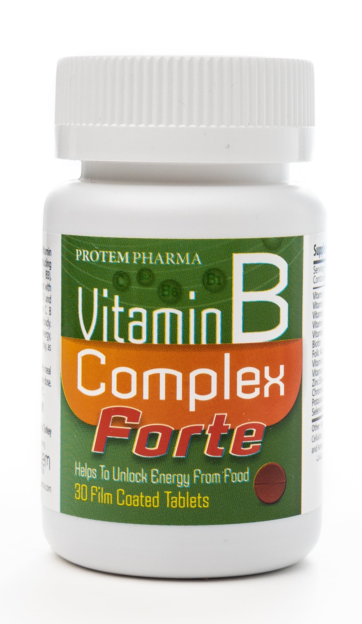 Protem Pharma Vitamin-B Complex Forte 30 Tablets