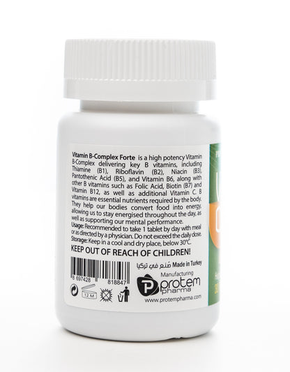 Protem Pharma Vitamin-B Complex Forte 30 Tablets