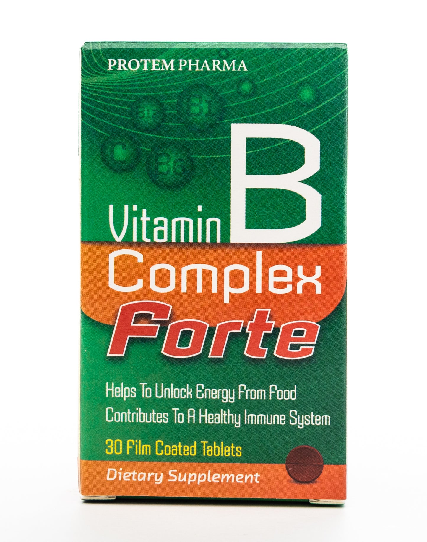 Protem Pharma Vitamin-B Complex Forte 30 Tablets
