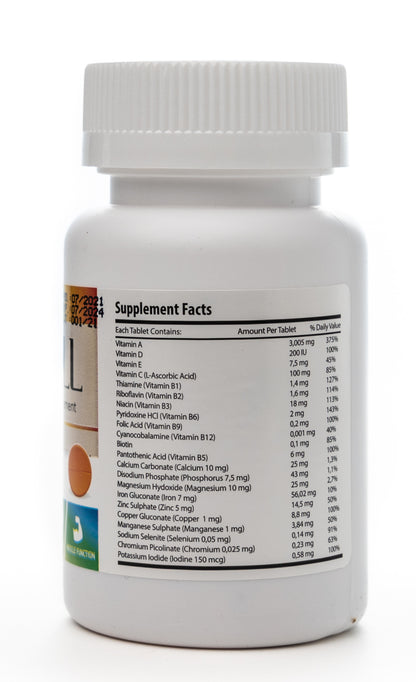 Vit-All One Day Vitamins & Minerals 60 Tablets