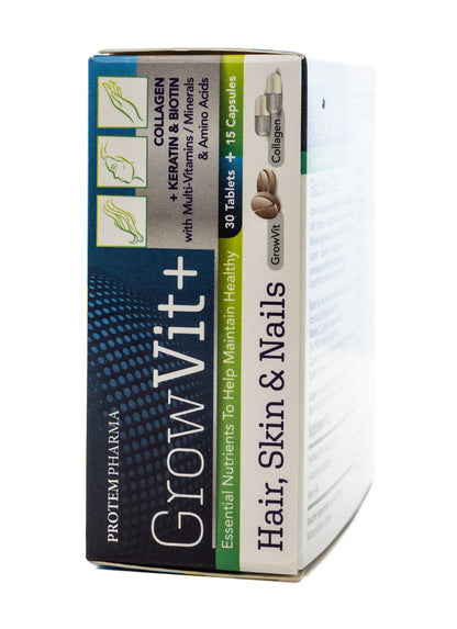 Grow Vit+  Hair, Skin & Nails 30 tablets + 15 capsules