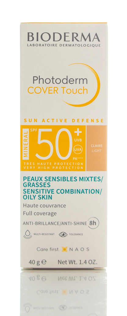 Bioderma Photoderm Cover Touch Mineral SPF50+ (Light) Cream 40 Ml 1+1 Offer Pack