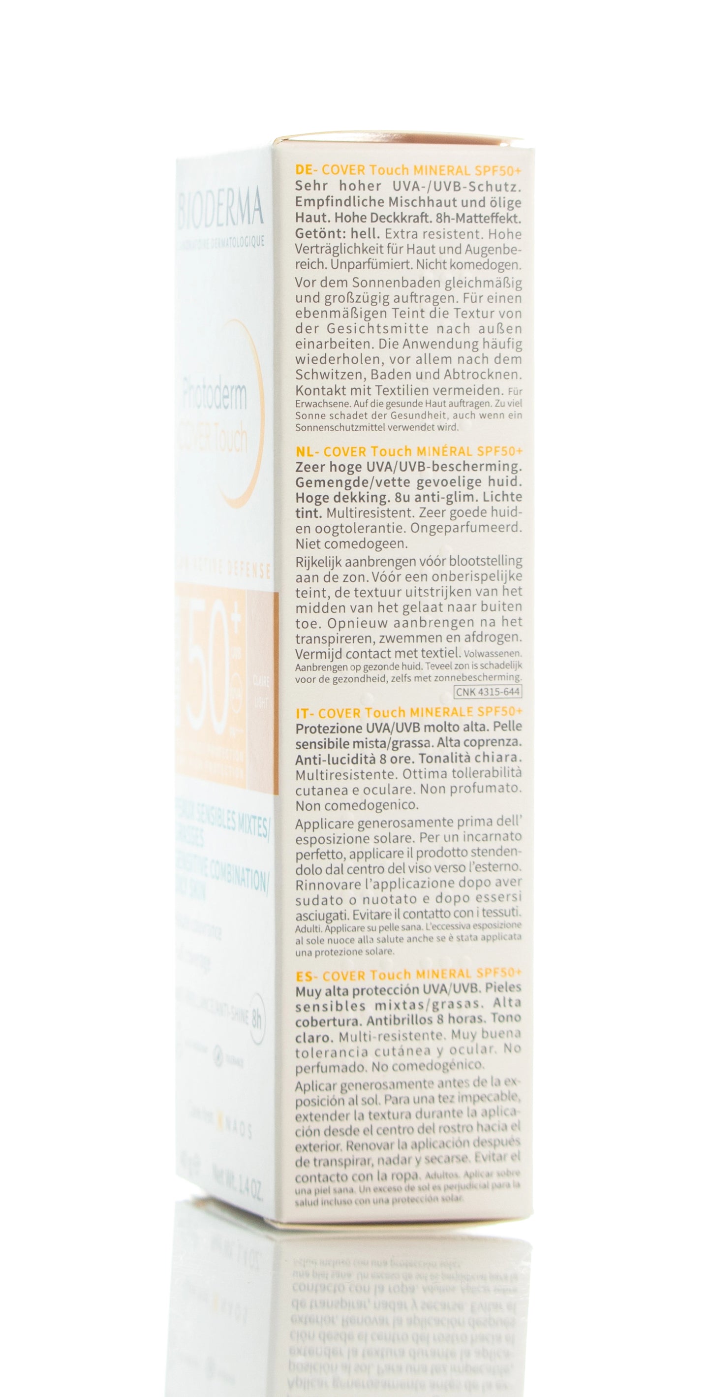 Bioderma Photoderm Cover Touch Mineral SPF50+ (Light) Cream 40 Ml 1+1 Offer Pack