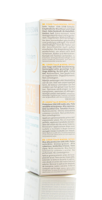 Bioderma Photoderm Cover Touch Mineral SPF50+ (Light) Cream 40 Ml 1+1 Offer Pack