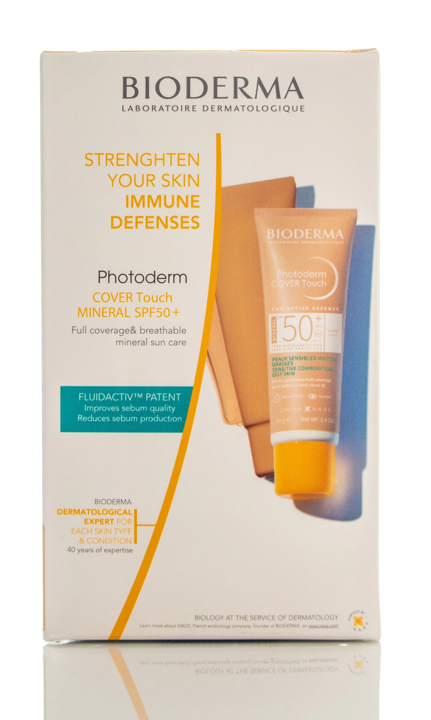 Bioderma Photoderm Cover Touch Mineral SPF50+ (Light) Cream 40 Ml 1+1 Offer Pack