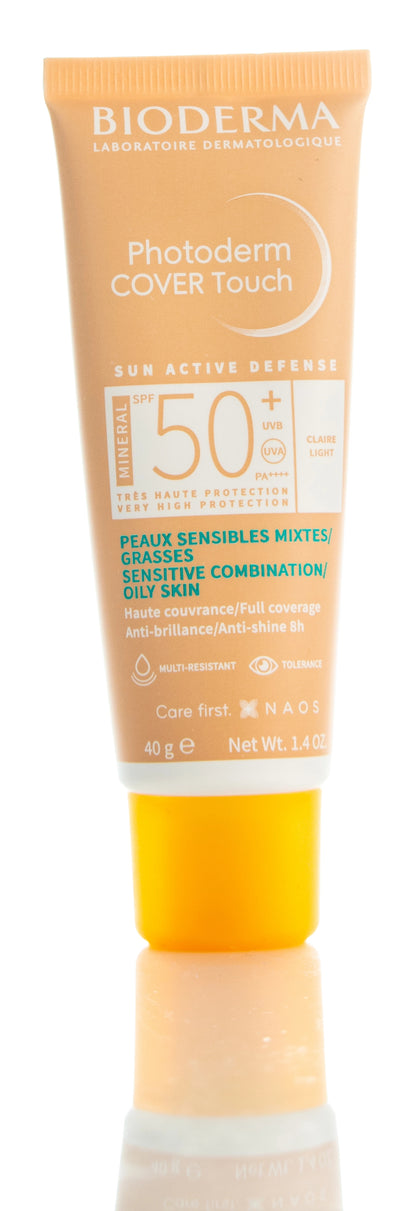 Bioderma Photoderm Cover Touch Mineral SPF50+ (Light) Cream 40 Ml 1+1 Offer Pack