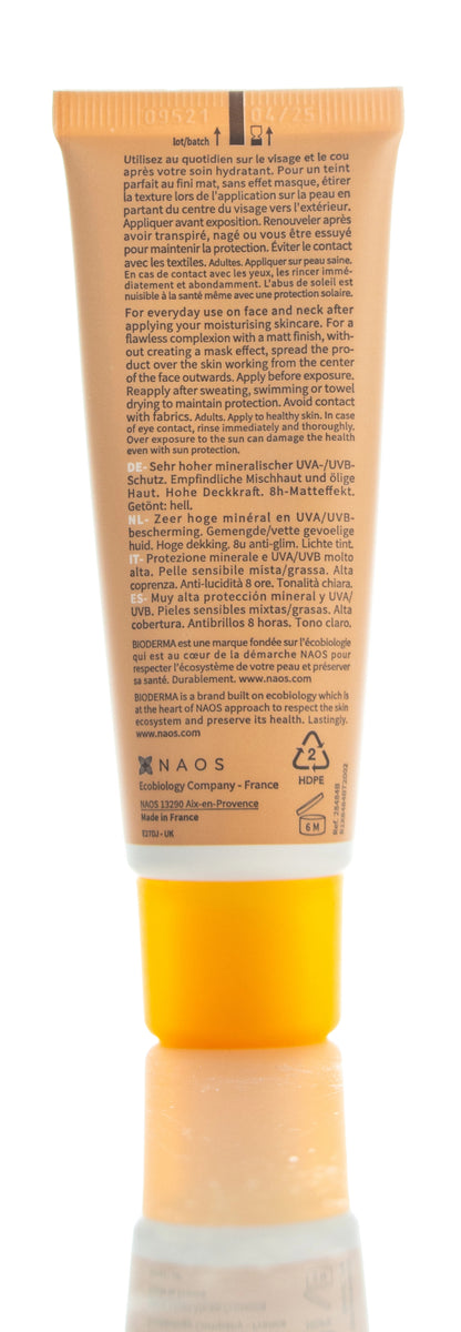 Bioderma Photoderm Cover Touch Mineral SPF50+ (Light) Cream 40 Ml 1+1 Offer Pack