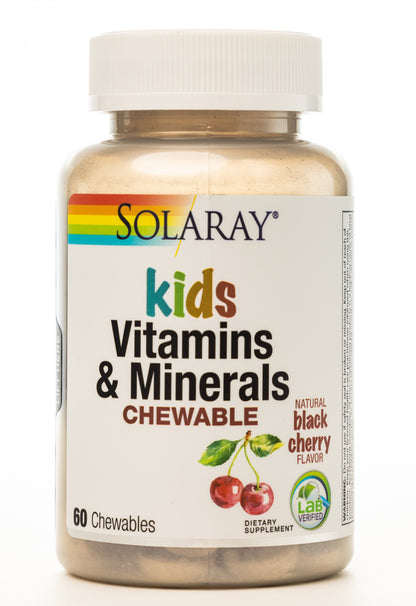 Solaray Kids multivitamins & minerals 60 Chewable Tablets