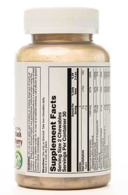 Solaray Kids multivitamins & minerals 60 Chewable Tablets