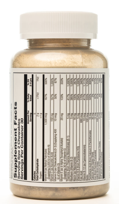 Solaray Kids multivitamins & minerals 60 Chewable Tablets