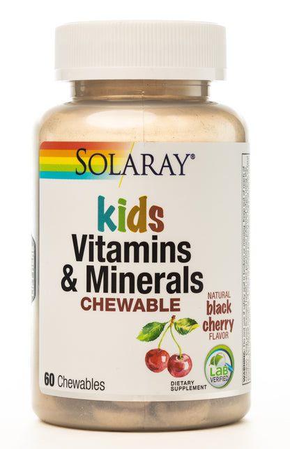 Solaray Kids multivitamins & minerals 60 Chewable Tablets