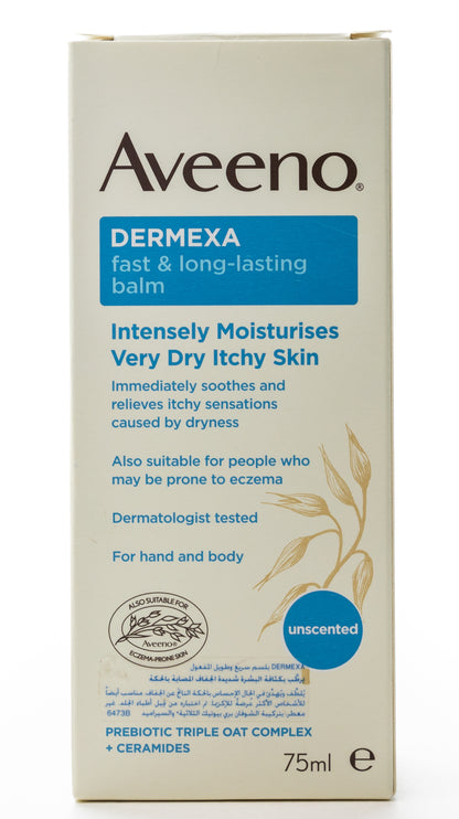Aveeno Dermexa Fast & Long Lasting Balm 75 Ml