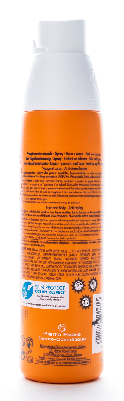 Avène SPF 50+ Very High Protection Spray 200 Ml 1+1 Offer Pack