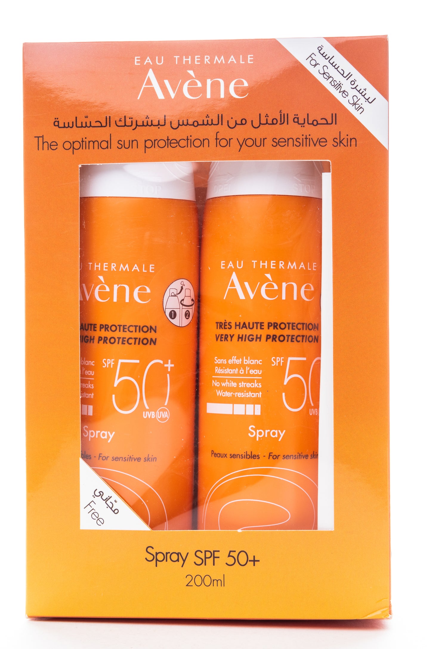 Avène SPF 50+ Very High Protection Spray 200 Ml 1+1 Offer Pack