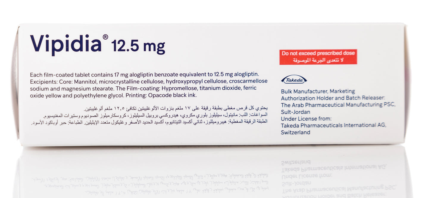 Vipidia 12.5Mg 28 Tablets