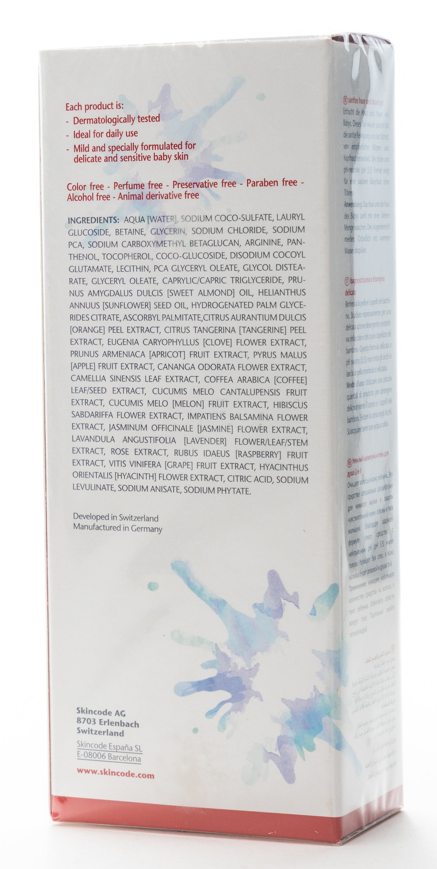 Skincode Baby Gentle Hair and Body Wash 200 ml