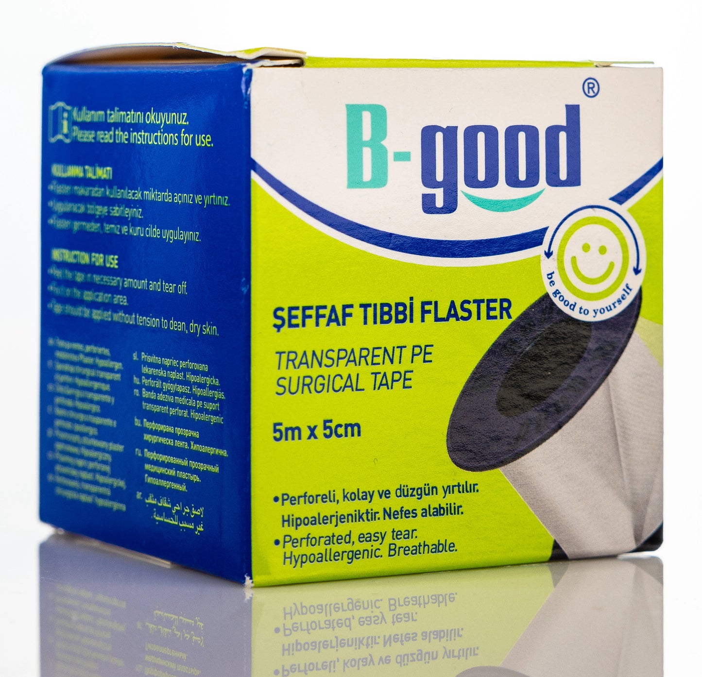 B-Good Transparent Surgical Tape 5Mx5Cm