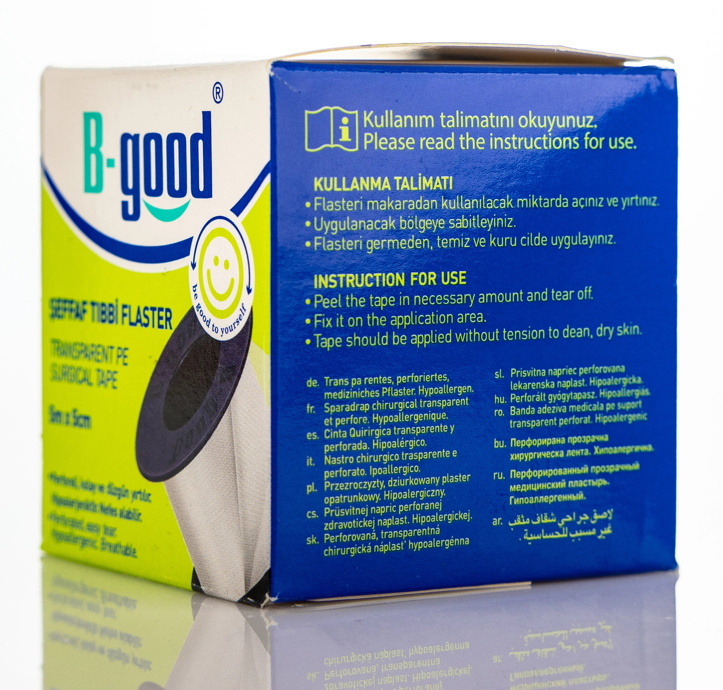 B-Good Transparent Surgical Tape 5Mx5Cm