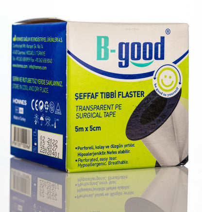 B-Good Transparent Surgical Tape 5Mx5Cm