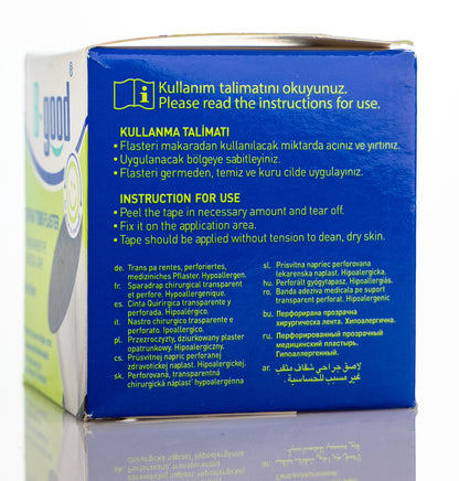 B-Good Transparent Surgical Tape 5Mx5Cm