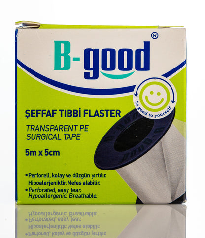 B-Good Transparent Surgical Tape 5Mx5Cm