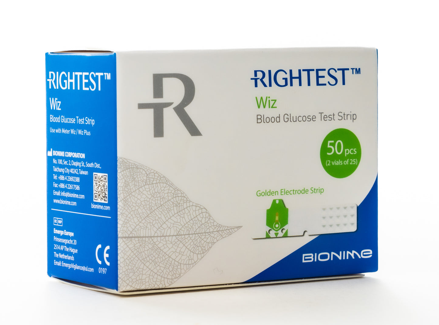 Bionime Wiz Rightest Gluco Strips 50 Pieces