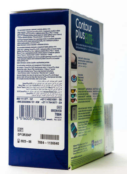 Contour Plus Elite Mmol/L + 100 Strips + 25 Lancets