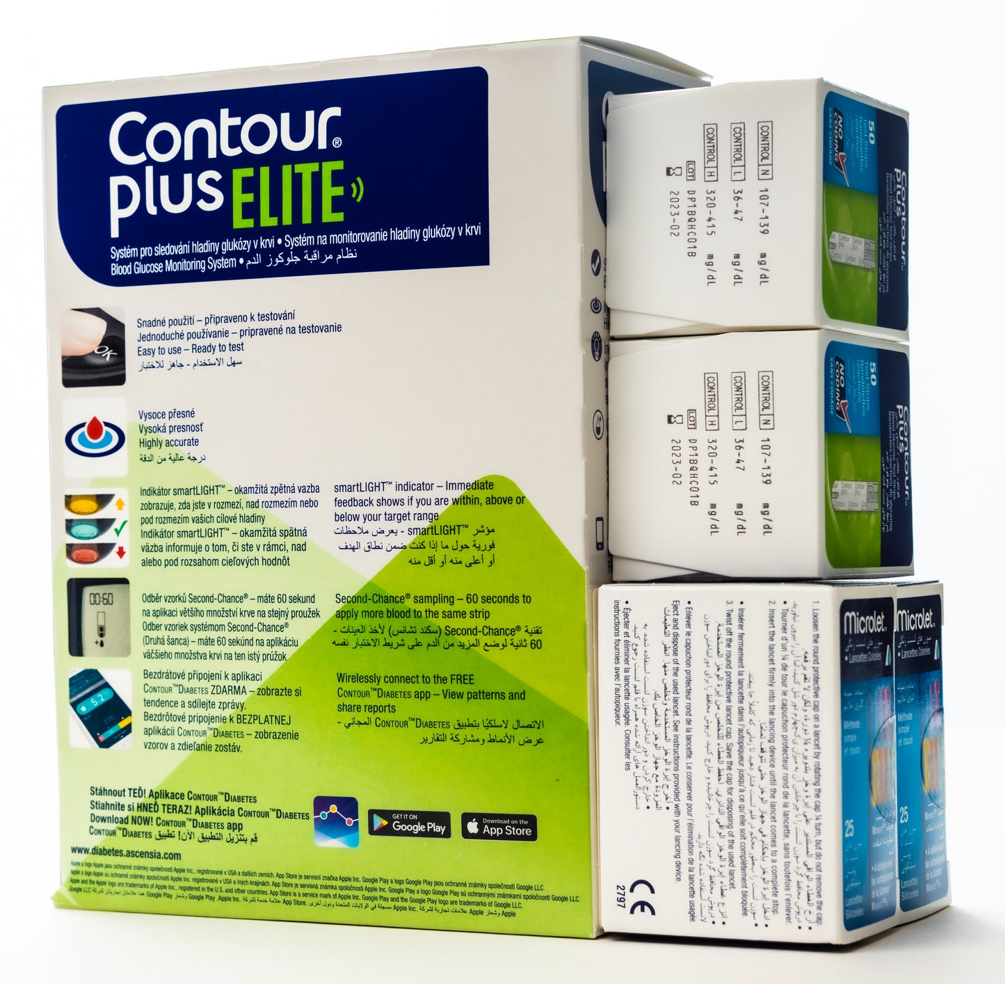 Contour Plus Elite Mmol/L + 100 Strips + 25 Lancets