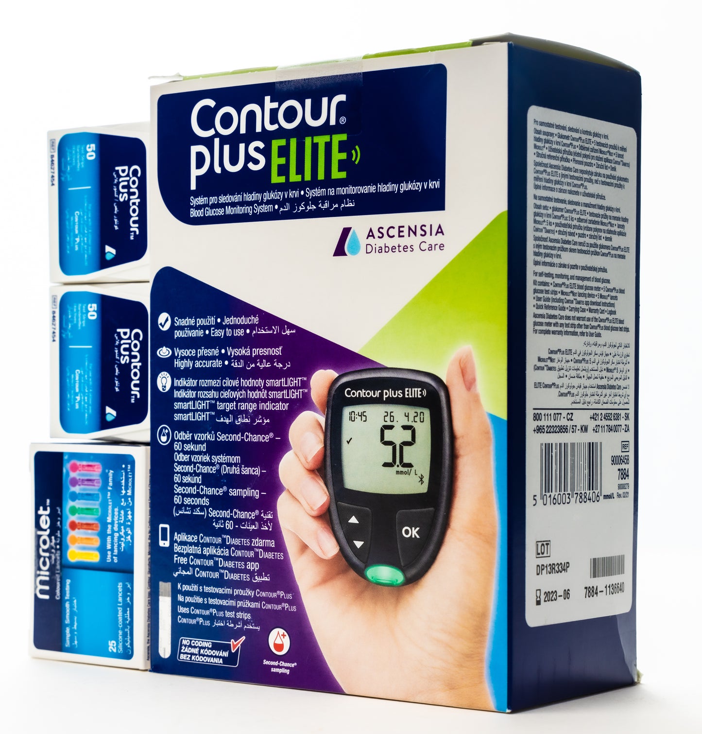 Contour Plus Elite Mmol/L + 100 Strips + 25 Lancets