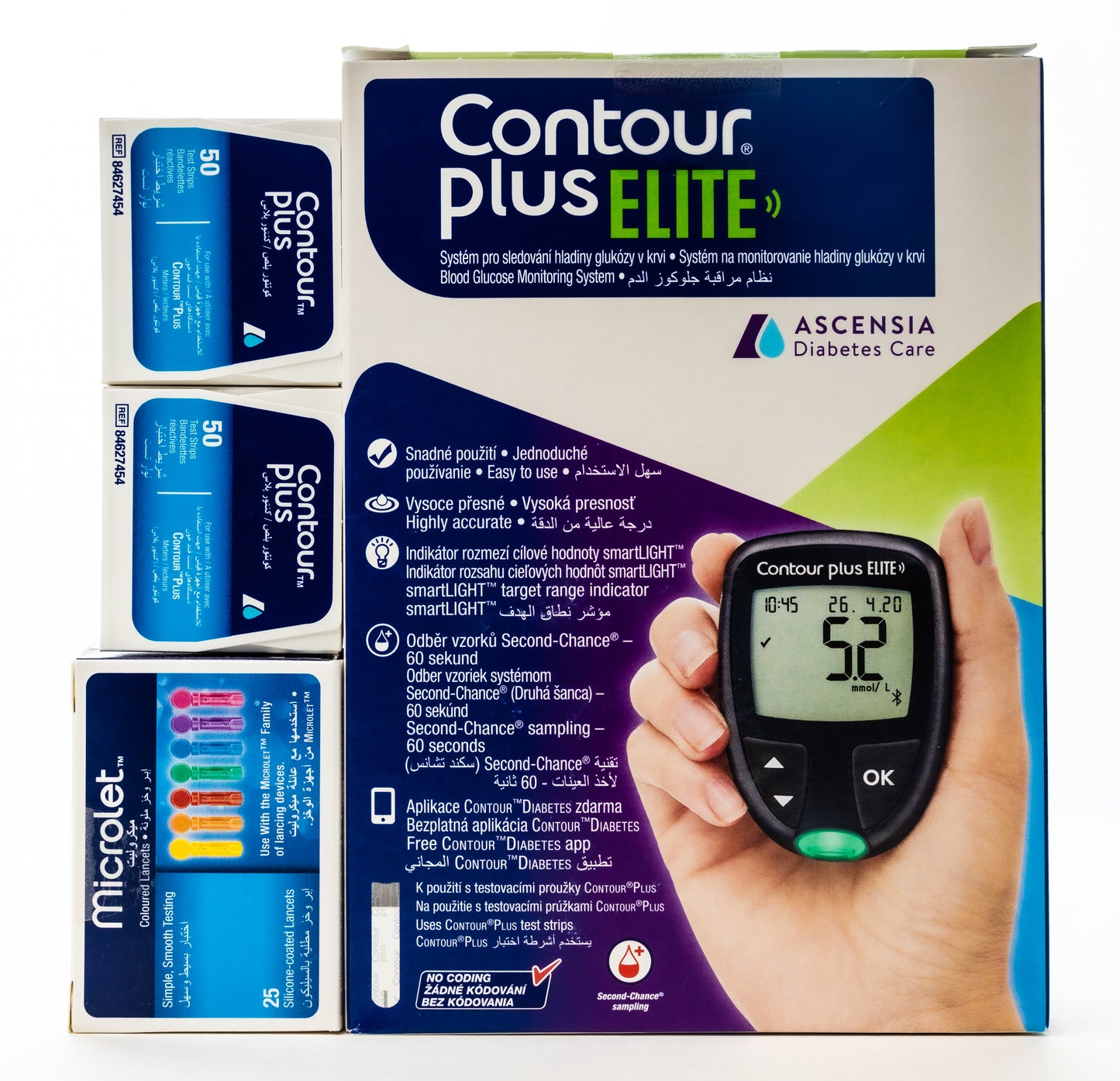 Contour Plus Elite Mmol/L + 100 Strips + 25 Lancets