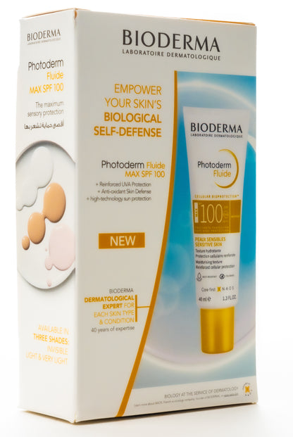 Bioderma Photoderm MAX SPF 100 Very Light Tint Fluide 40 Ml 1+1 Offer Pack