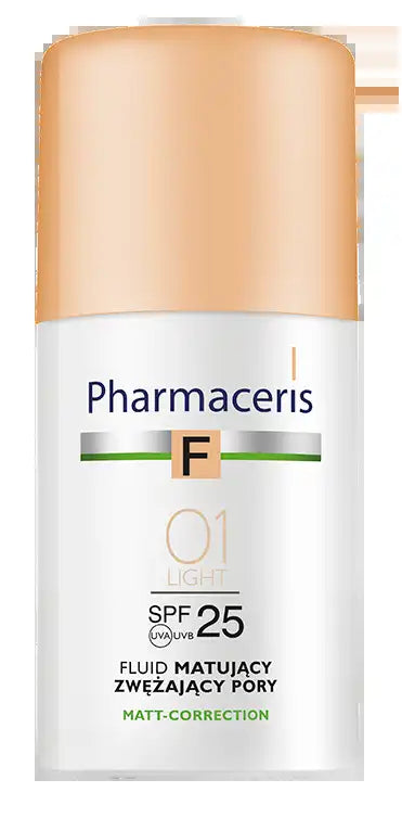 Pharmaceris F Mineral Mattifying Fluid Dermo-Foundation SPF 30 Shade 10 Light 30 Ml