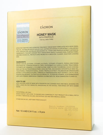 EÁORON Honey Mask With Propolis 8X10 Ml