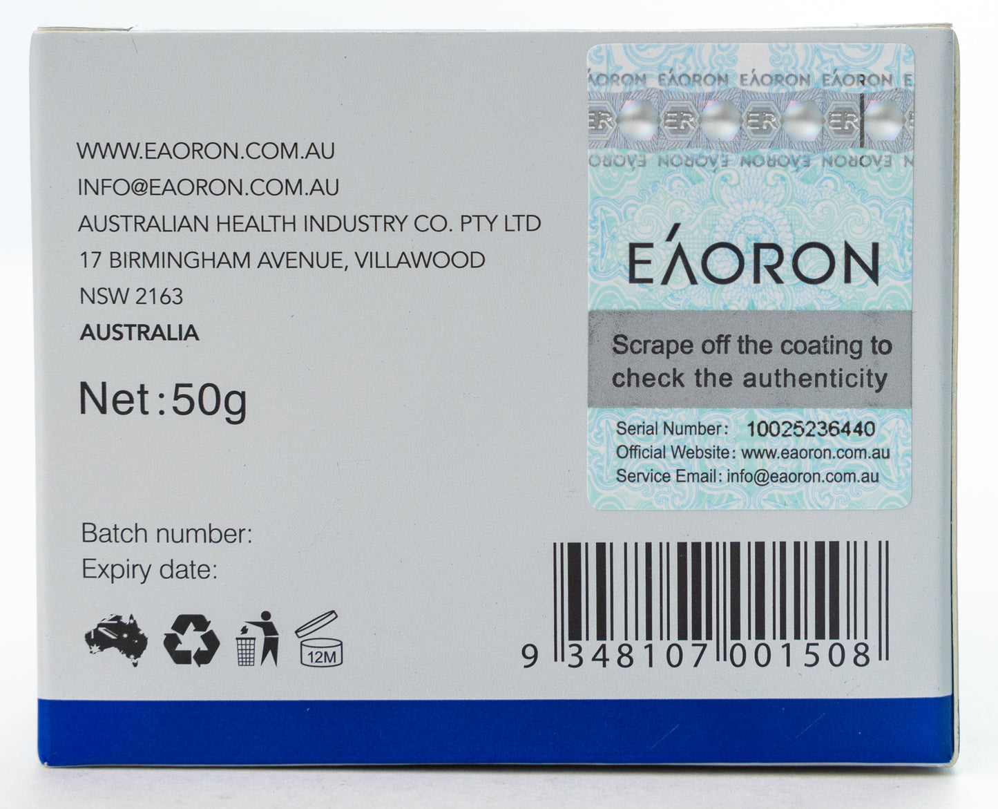 EÁORON Hyaluronic Cream 50 Gm