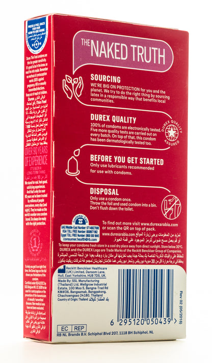 Durex Condom Feel Thin 6 Pieces