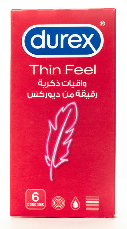 Durex Condom Feel Thin 6 Pieces