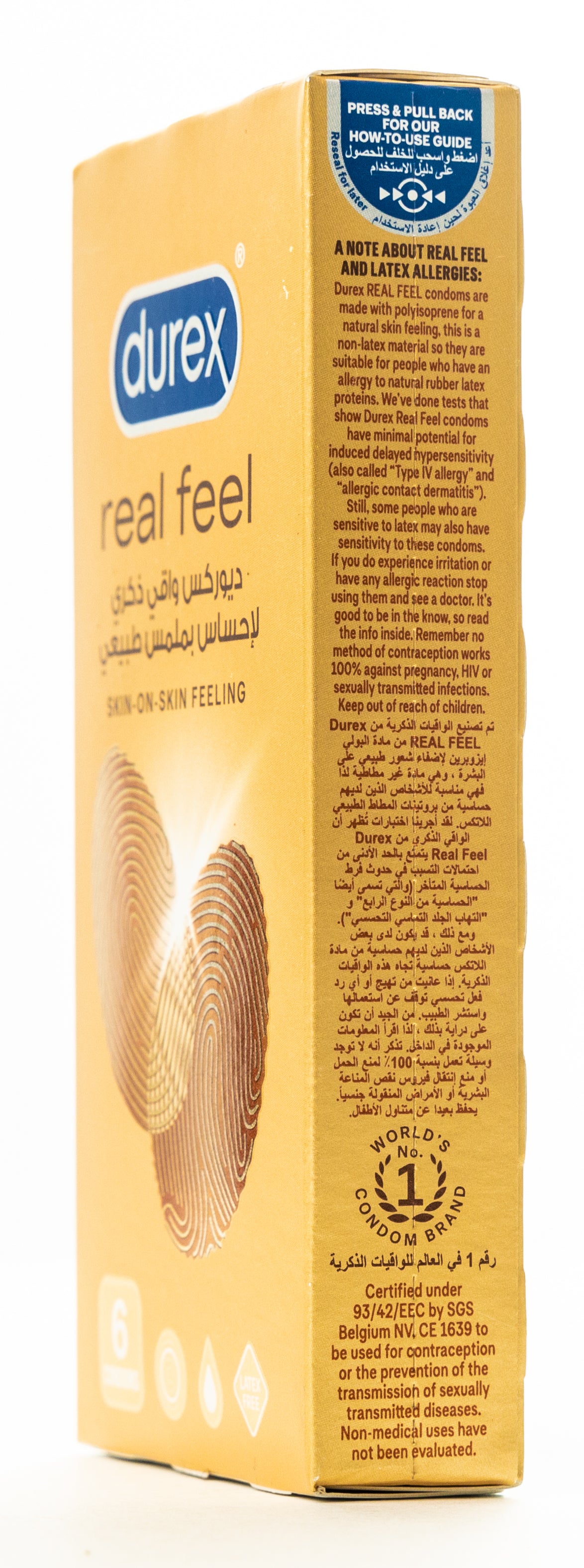 Durex Condom Real Feel 6 Pieces