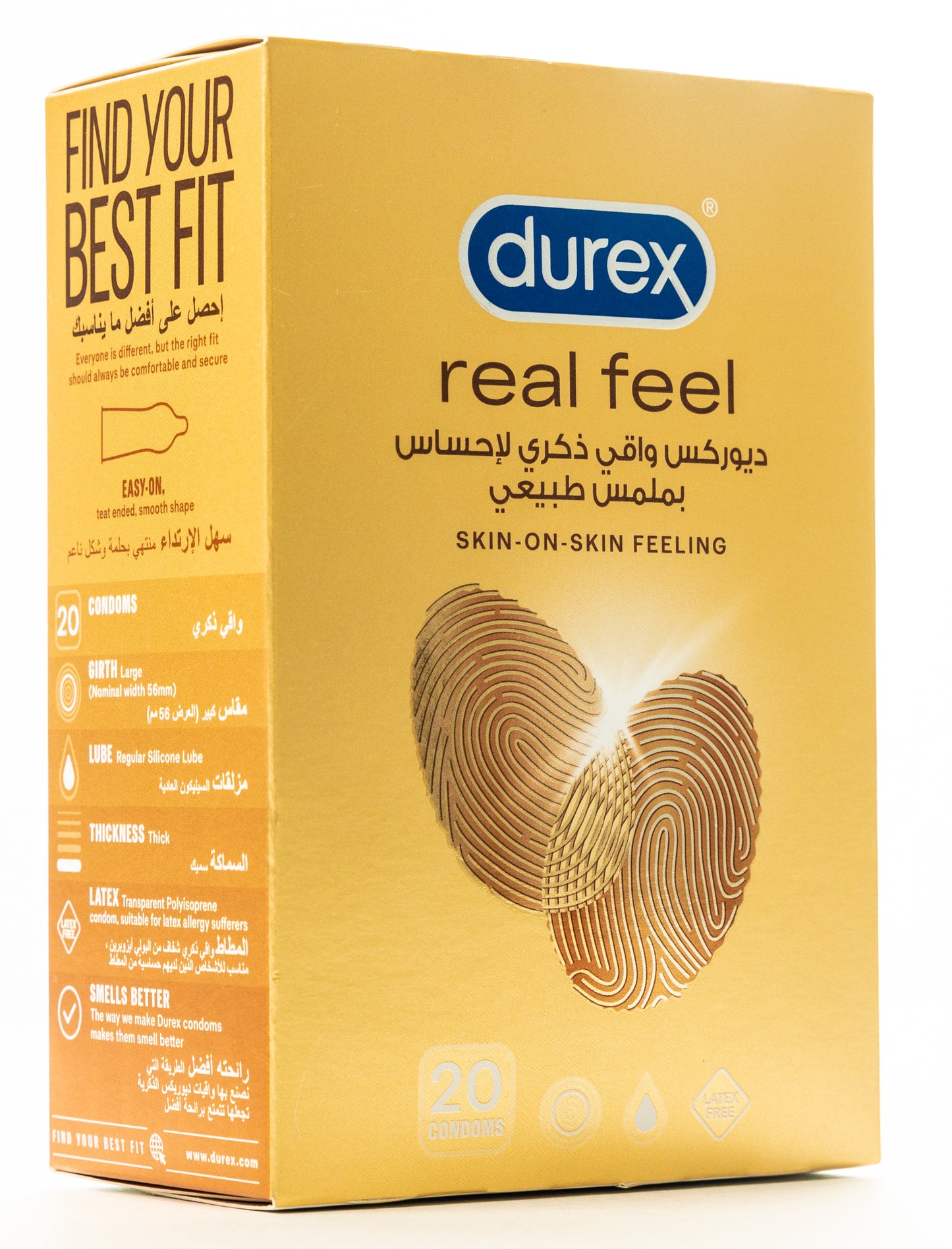 Durex Condom Real Feel 20 Pieces