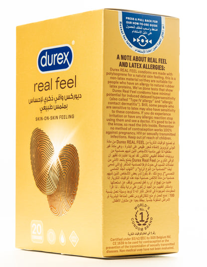 Durex Condom Real Feel 20 Pieces
