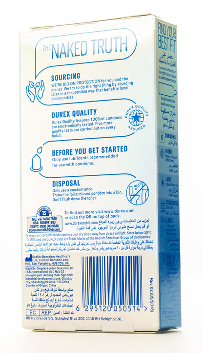 Durex Condom Invisible 6 Pieces