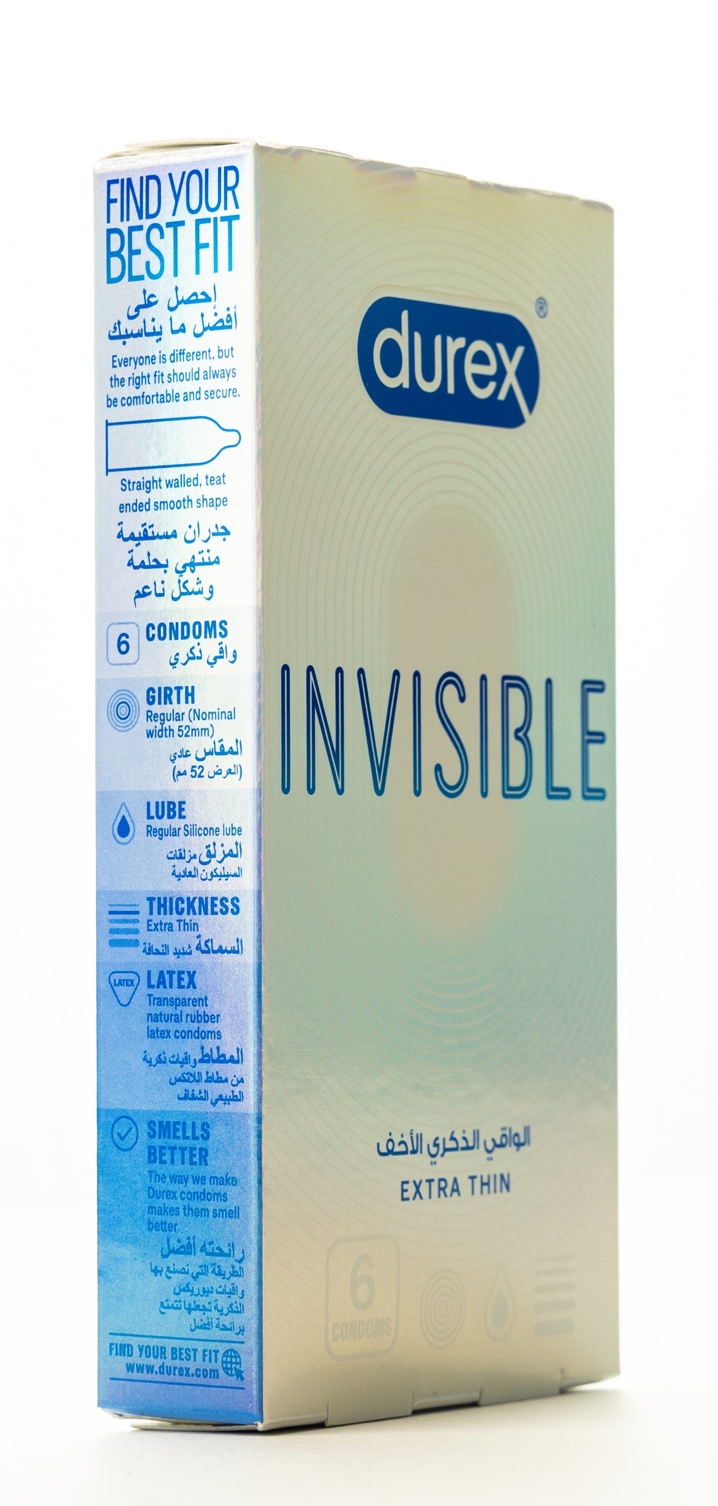 Durex Condom Invisible 6 Pieces