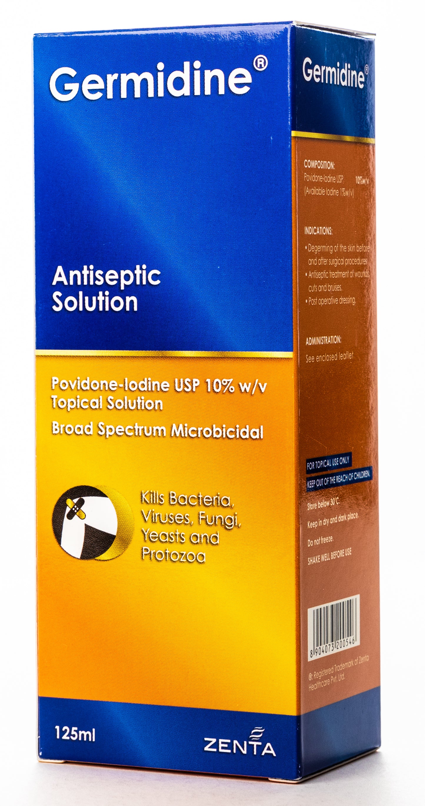 Germidine Anti Septic Solution 125Ml
