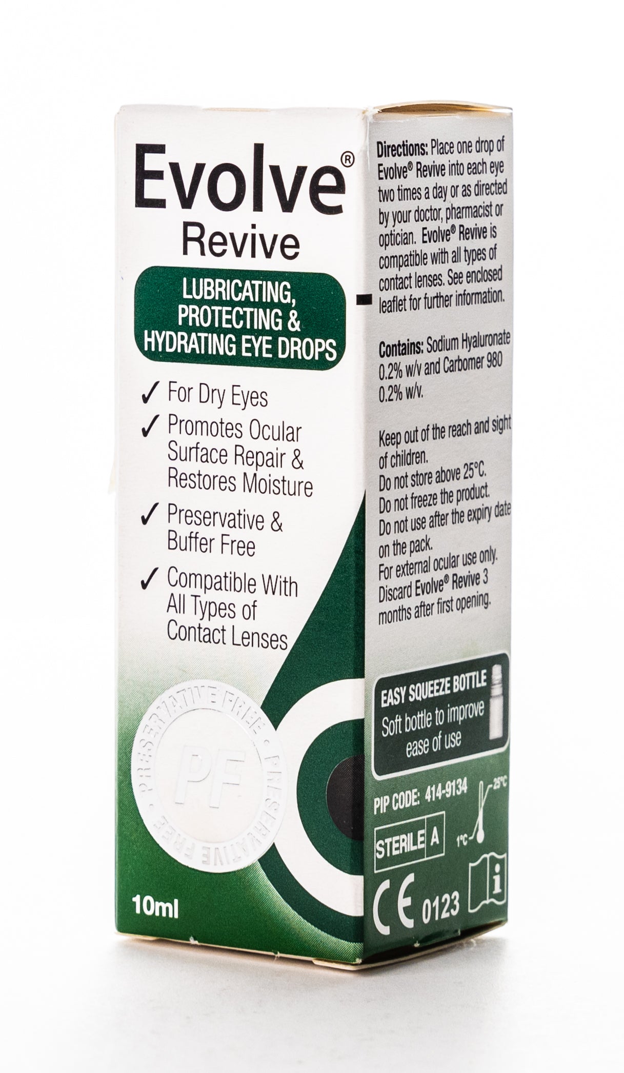 Evolve Revive Lubricating Eye Drops 10Ml