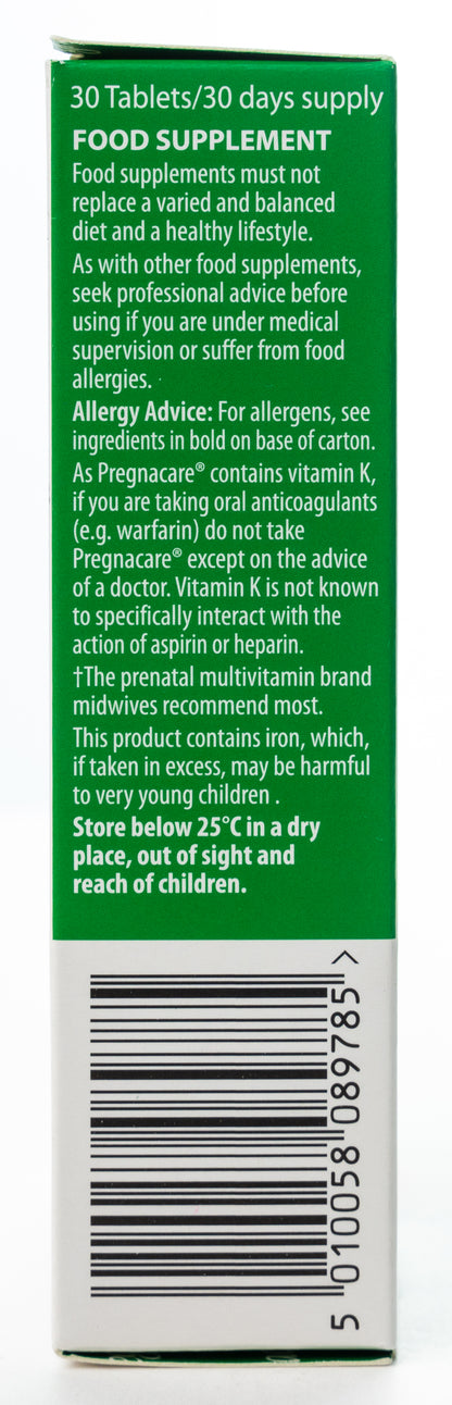 Vitabiotics Pregnacare Original 30 Tablets